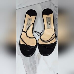 Jimmy Choo Y2K Strappy Leather High Heel Sandals Size 5